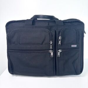 Tumi 2604ID4 Black Ballistic Nylon Expandable Laptop Briefcase Travel Work Bag